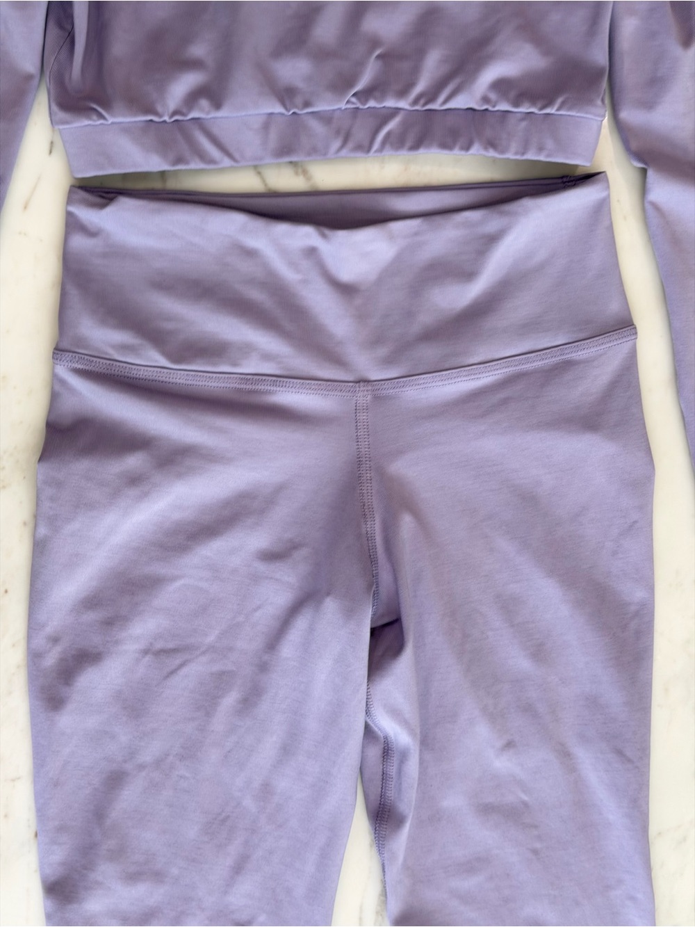 Designed for Fitness Lavender Crop Top & Leggings Activewear Set - S - Picture 8 of 15